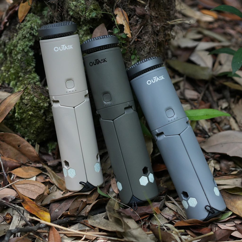 OuTask Lampe Télescopique LED Outdoor 720° - Jaune Désert sur Xperts4x4 Accessoires 4x4 Off-Road