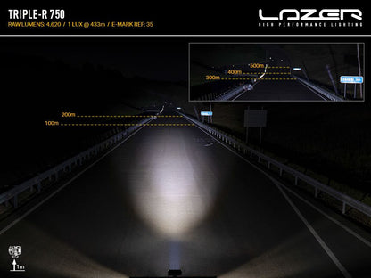 Phare LED LAZER LAMPS Triple-R 750 Gen2 - Éclairage Longue Portée 4x4 sur Xperts4x4 Accessoires 4x4 Off-Road