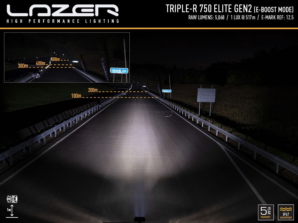 Projecteur LED LAZER LAMPS Triple-R 4 (750) LED sur Xperts4x4 Accessoires 4x4 Off-Road