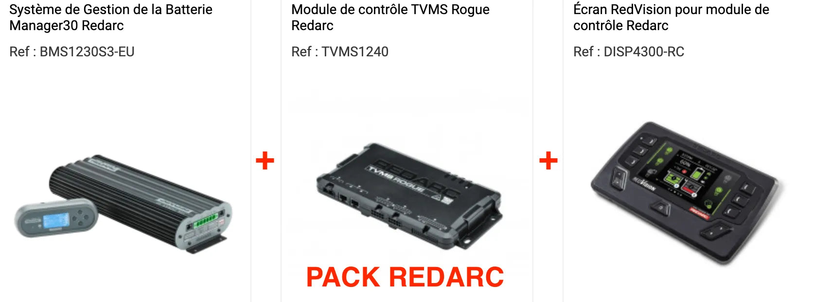 Pack Système de gestion de batterie ROGUE RedVision Redarc sur Xperts4x4 Accessoires 4x4 Off-Road