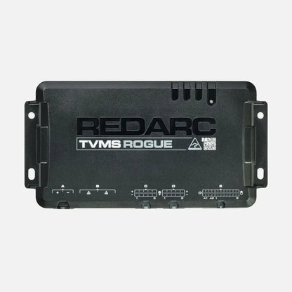 Système de gestion de batterie REDARC SOLI BCDC Alpha50R avec écran TVMS Rogue pour énergie et autonomie.