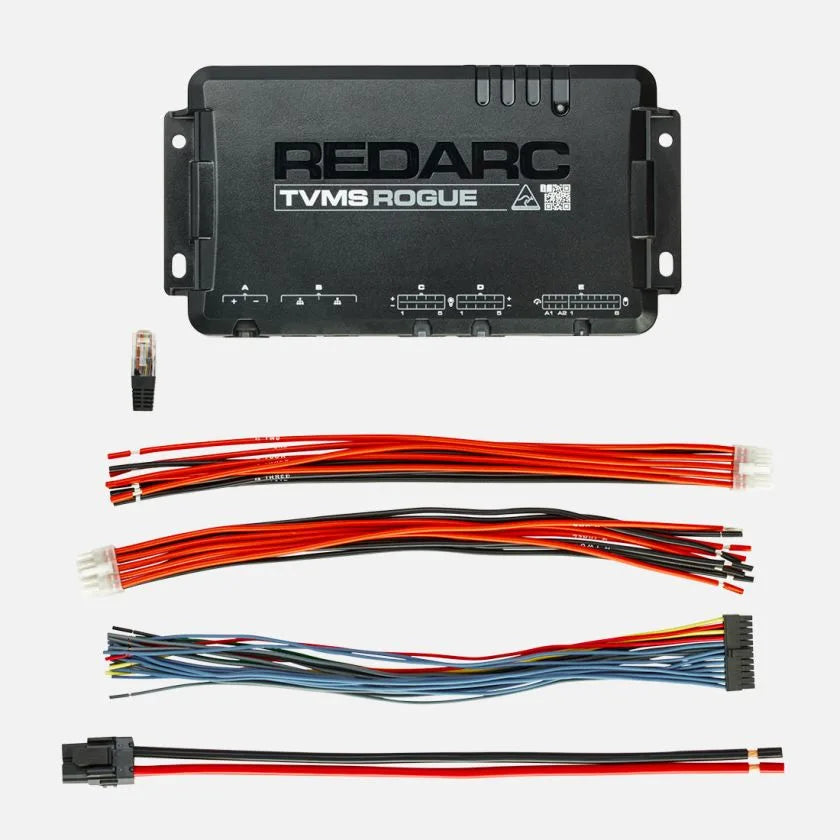 Système de gestion de batterie REDARC SOLILA Manager30 avec TVMS Rogue 4x4, pour autonomie et énergie en véhicule tout-terrain.
