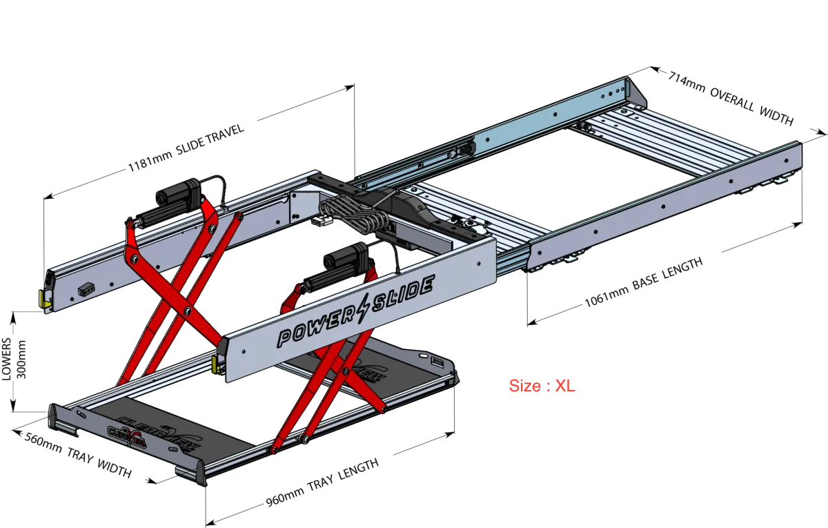 Plateau Coulissant/Basculant (Drop-slide) Electrique - ClearView | N°1 Mondial sur Xperts4x4 Accessoires 4x4 Off-Road