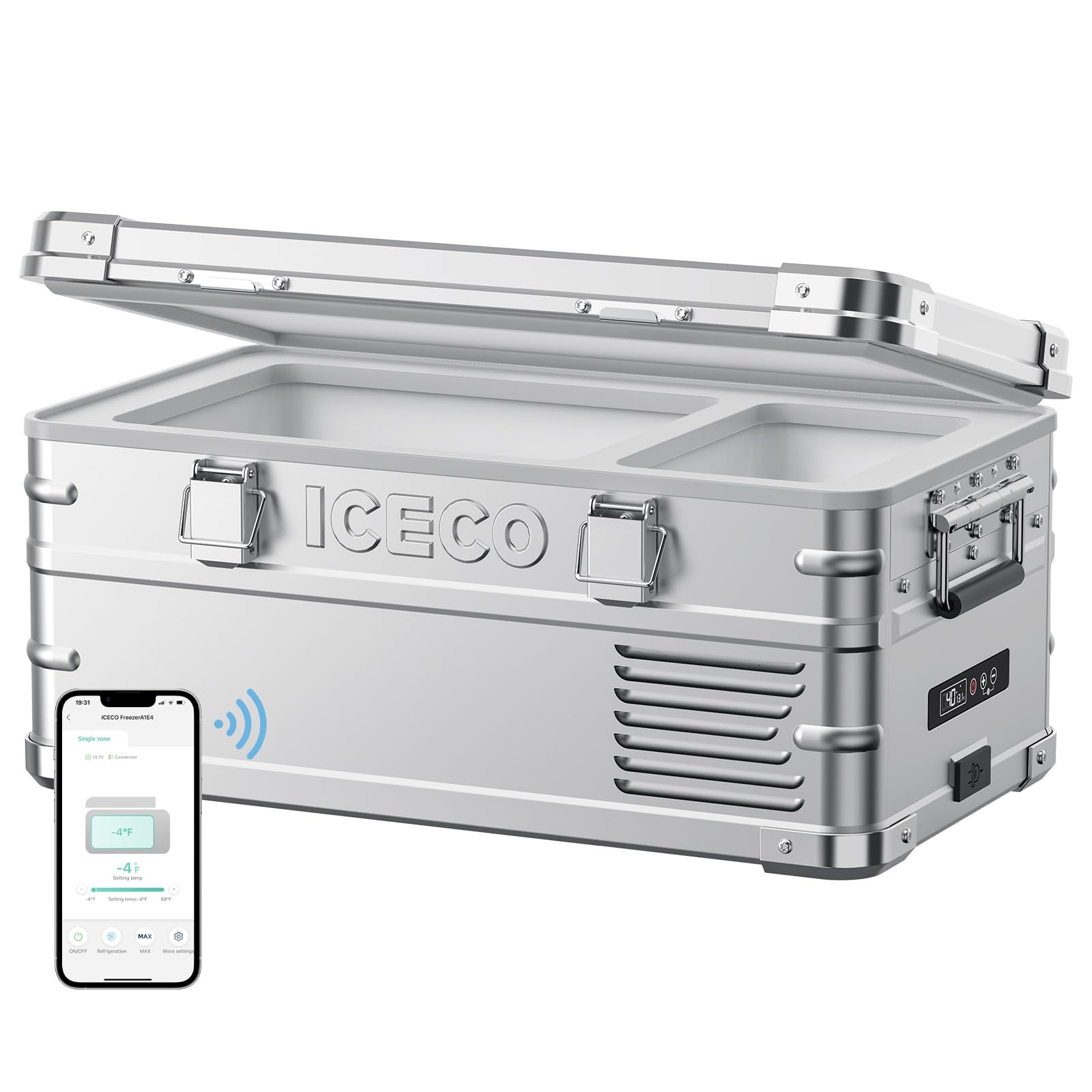 Refrigerateur/Congelateur ICECO 20L Single-Zone  - Argent sur Xperts4x4 Accessoires 4x4 Off-Road