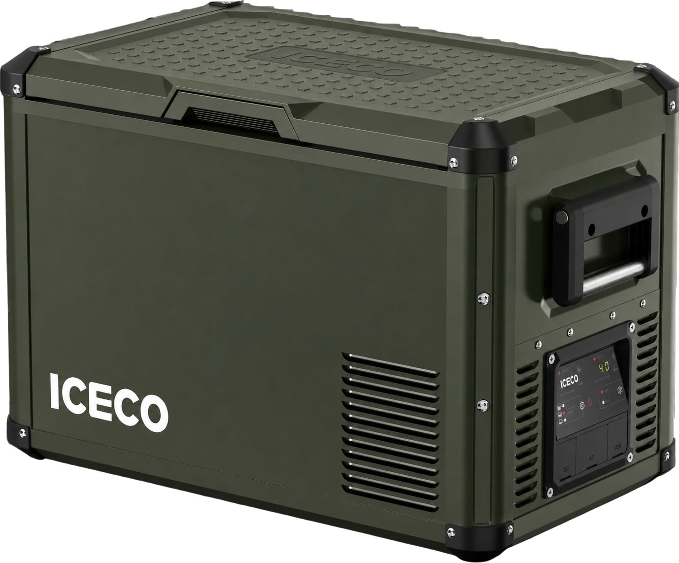 Refrigerateur/Congelateur ICECO 45L Double Compartiments - Vert Olive sur Xperts4x4 Accessoires 4x4 Off-Road