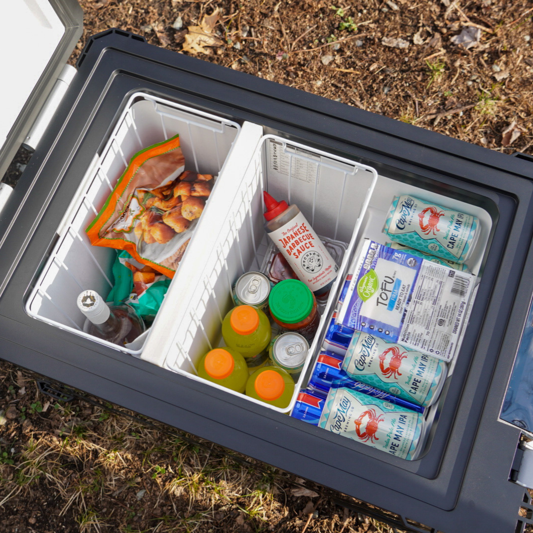 Refrigerateur/Congelateur ICECO 55L Double Compartiments - Noir sur Xperts4x4 Accessoires 4x4 Off-Road