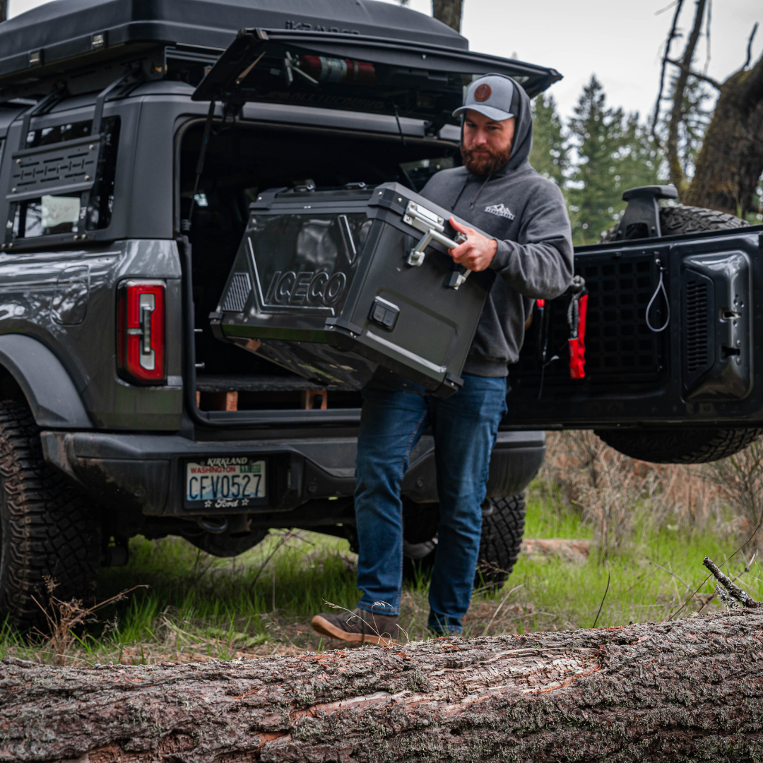 Refrigerateur/Congelateur ICECO 55L Double Compartiments - Noir sur Xperts4x4 Accessoires 4x4 Off-Road