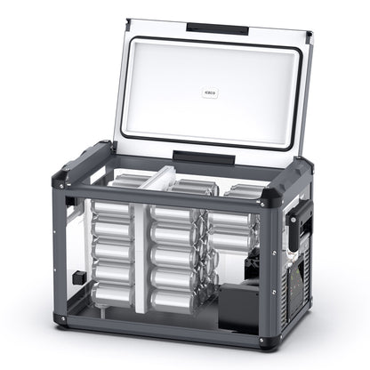 Refrigerateur/Congelateur ICECO 75L Double Compartiments - Gris sur Xperts4x4 Accessoires 4x4 Off-Road