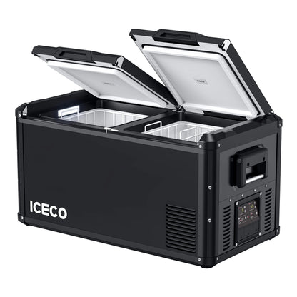 Refrigerateur/Congelateur ICECO 75L Double Compartiments - Noir sur Xperts4x4 Accessoires 4x4 Off-Road