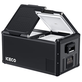 Refrigerateur/Congelateur ICECO 90L Double Compartiments - Noir sur Xperts4x4 Accessoires 4x4 Off-Road