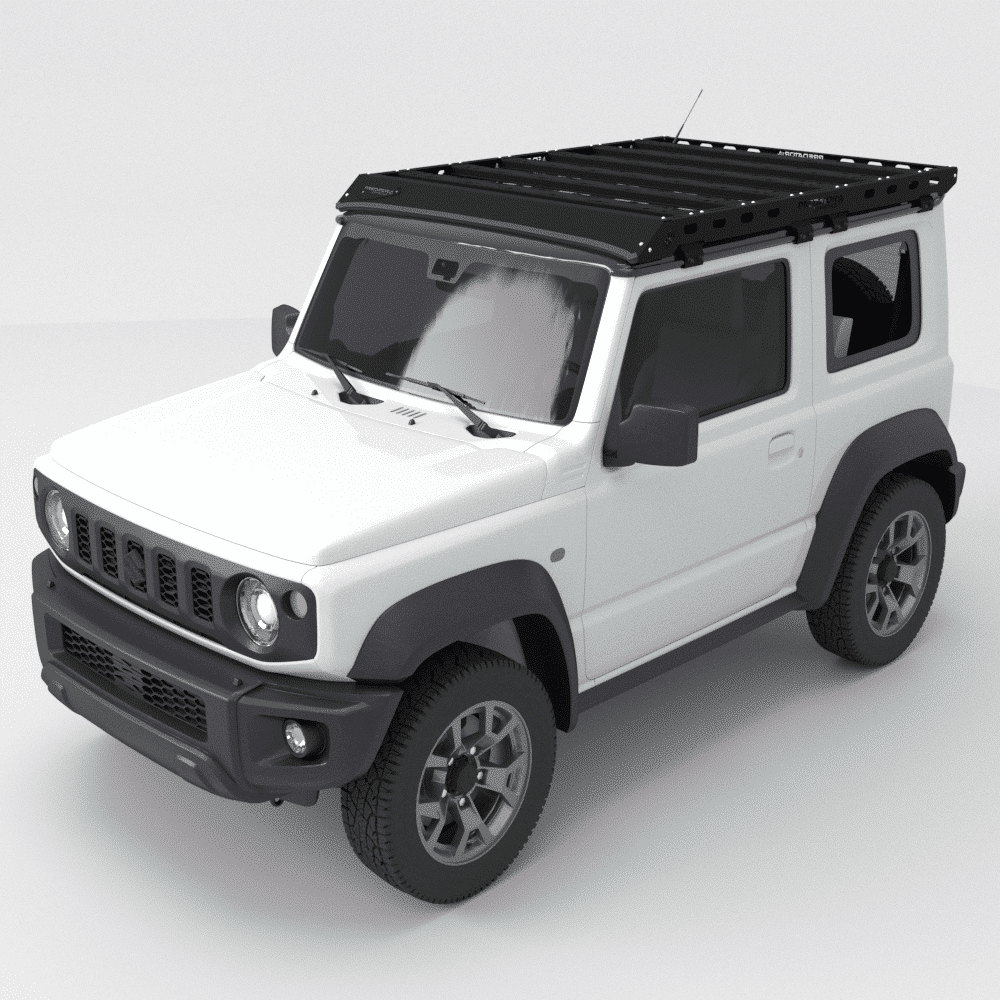 Galerie de toit Suzuki Jimny Gen 4 2018+ 3 portes SUV Predator Offroad sur Xperts4x4 Accessoires 4x4 Off-Road