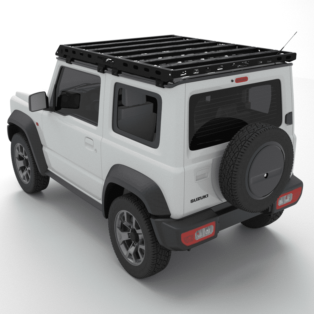 Galerie de toit Suzuki Jimny Gen 4 2018+ 3 portes SUV Predator Offroad sur Xperts4x4 Accessoires 4x4 Off-Road