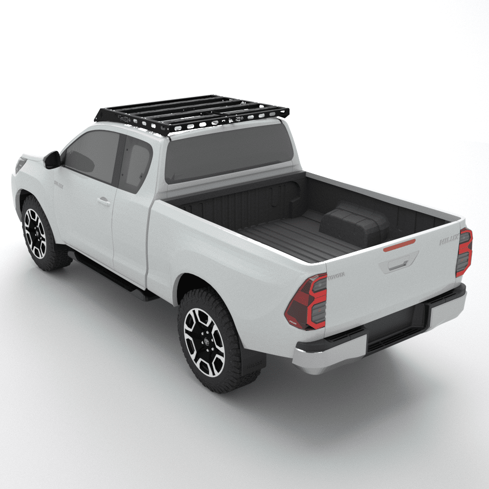 Galerie de toit Toyota Hilux Revo (2016+) Extra Cabine Predator Offroad sur Xperts4x4 Accessoires 4x4 Off-Road