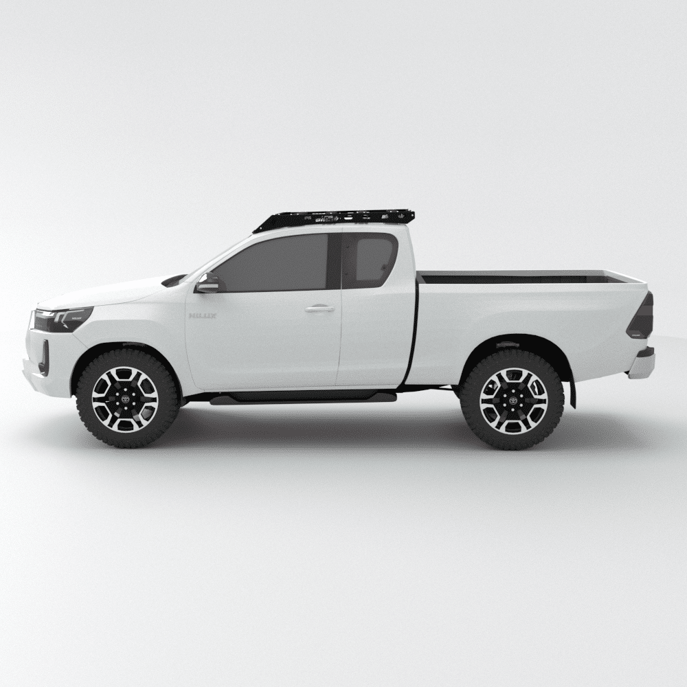 Galerie de toit Toyota Hilux Revo (2016+) Extra Cabine Predator Offroad sur Xperts4x4 Accessoires 4x4 Off-Road