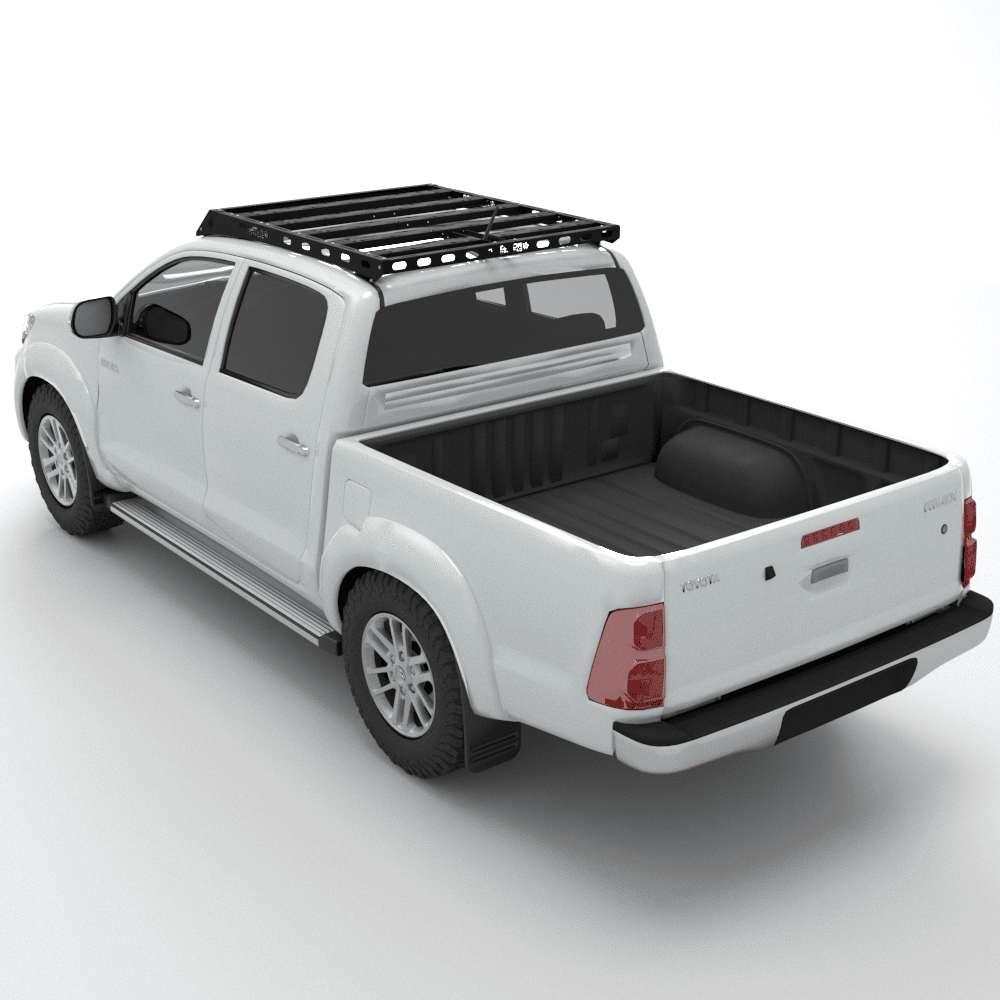 Galerie de toit Toyota Hilux Vigo (2005-2015) Double Cabine Predator Offroad sur Xperts4x4 Accessoires 4x4 Off-Road