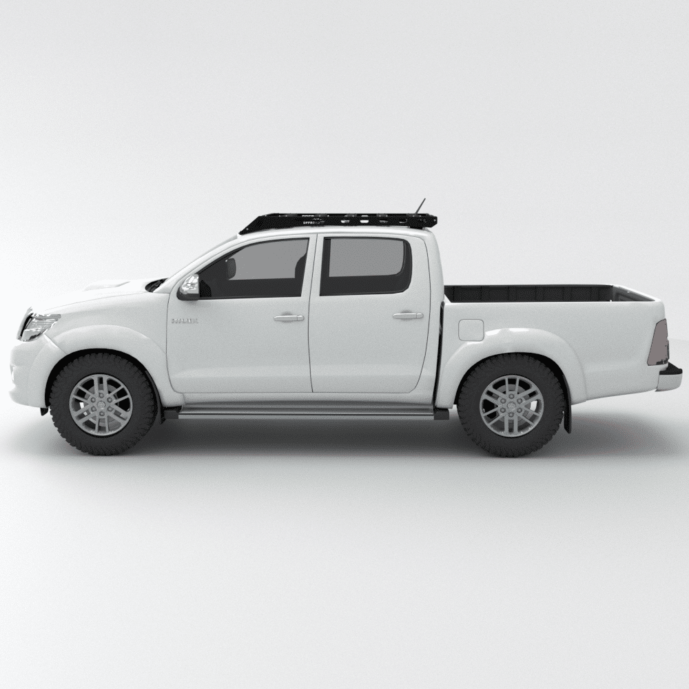 Galerie de toit Toyota Hilux Vigo (2005-2015) Double Cabine Predator Offroad sur Xperts4x4 Accessoires 4x4 Off-Road