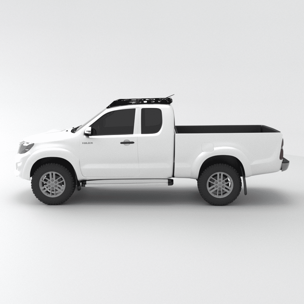 Galerie de toit Toyota Hilux Vigo (2005-2015) Extra Cabine Predator Offroad sur Xperts4x4 Accessoires 4x4 Off-Road