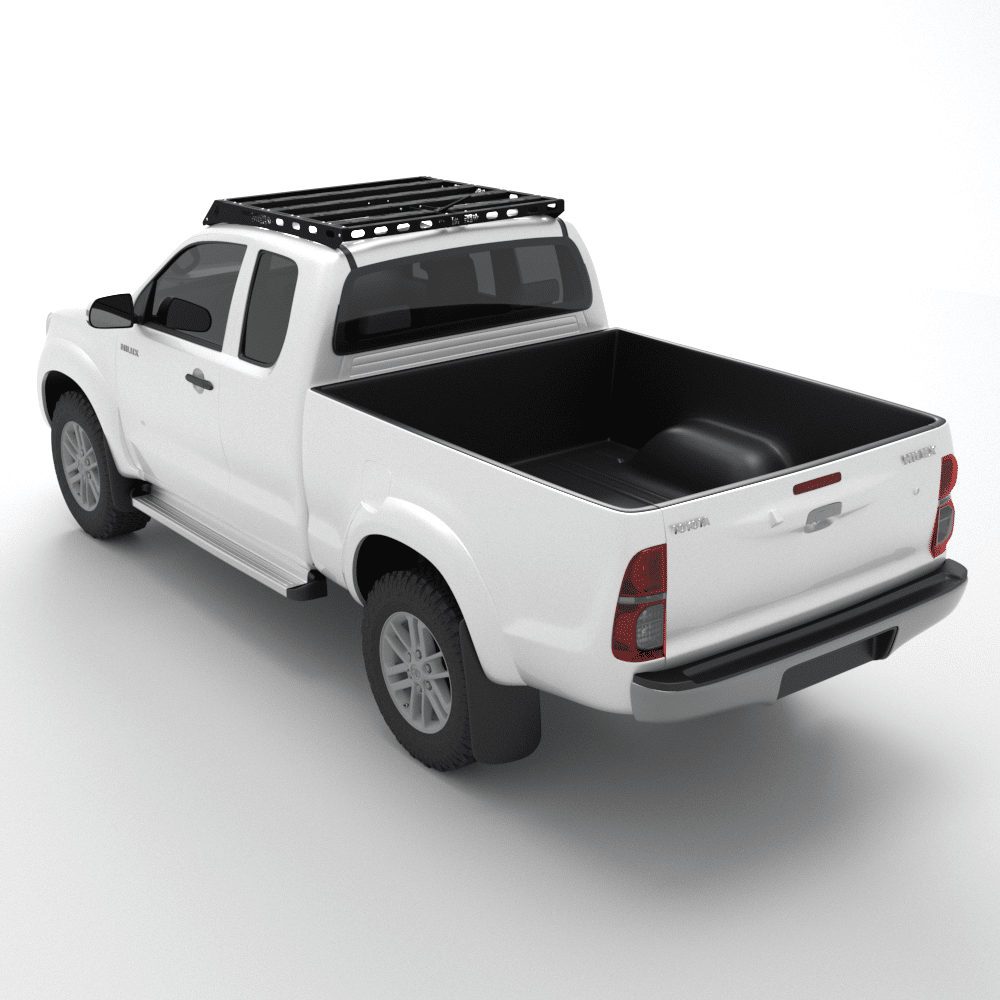 Galerie de toit Toyota Hilux Vigo (2005-2015) Extra Cabine Predator Offroad sur Xperts4x4 Accessoires 4x4 Off-Road