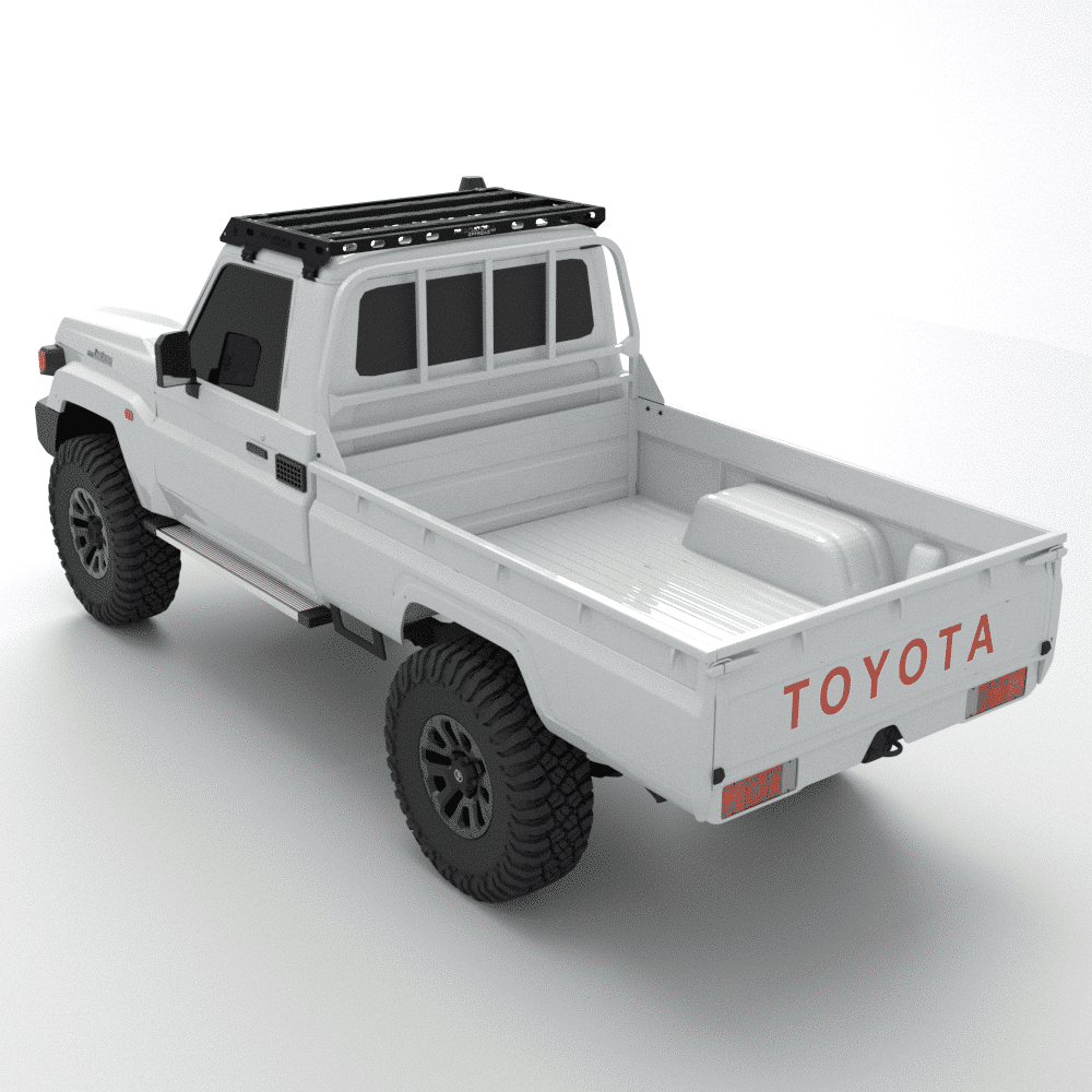 Galerie de toit Toyota Land Cruiser (75 / 79 Series) Simple Cabine Predator Offroad sur Xperts4x4 Accessoires 4x4 Off-Road