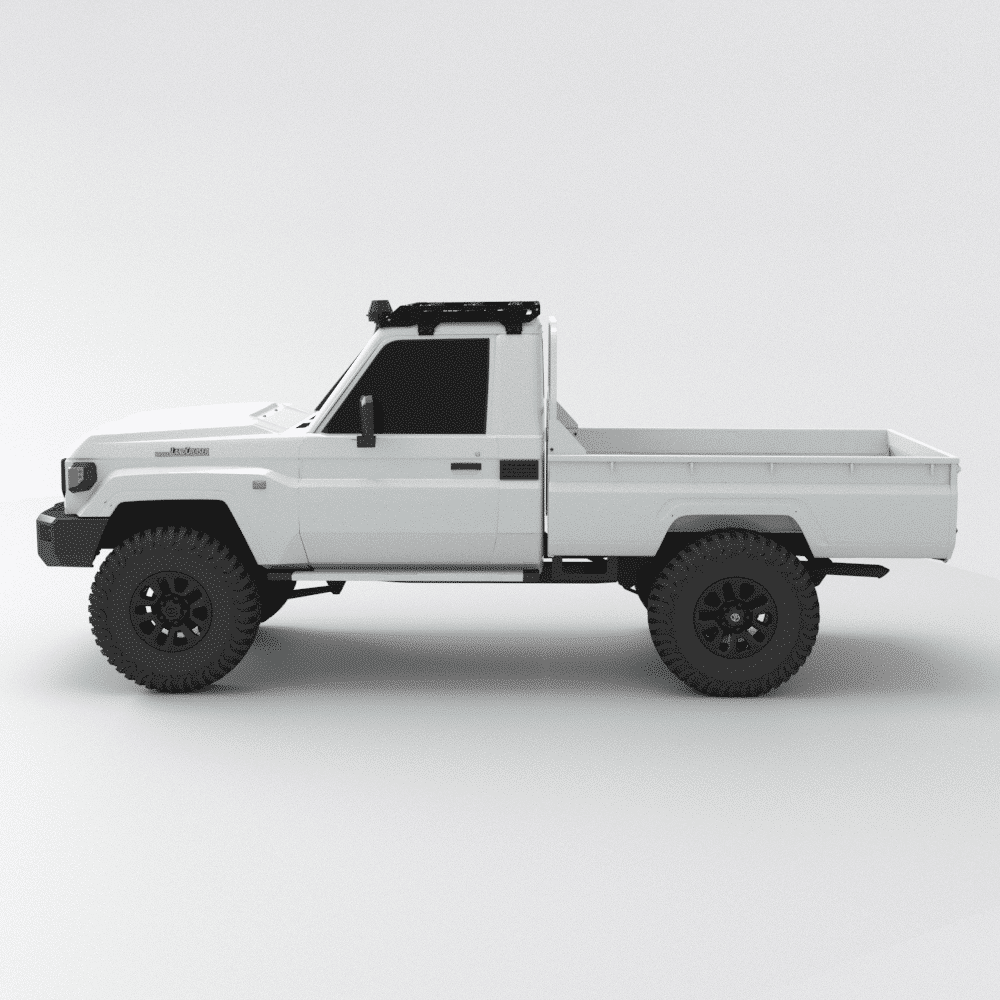 Galerie de toit Toyota Land Cruiser (75 / 79 Series) Simple Cabine Predator Offroad sur Xperts4x4 Accessoires 4x4 Off-Road