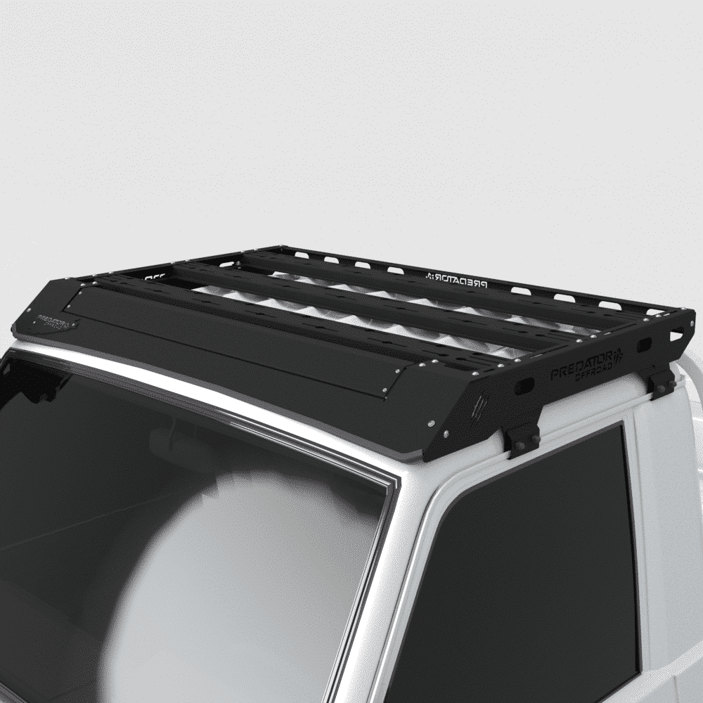 Galerie de toit Toyota Land Cruiser (75 / 79 Series) Simple Cabine Predator Offroad sur Xperts4x4 Accessoires 4x4 Off-Road
