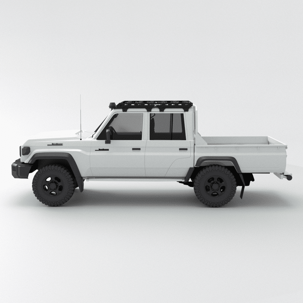 Galerie de toit Toyota Land Cruiser (79 Series) Double Cabine Predator Offroad sur Xperts4x4 Accessoires 4x4 Off-Road