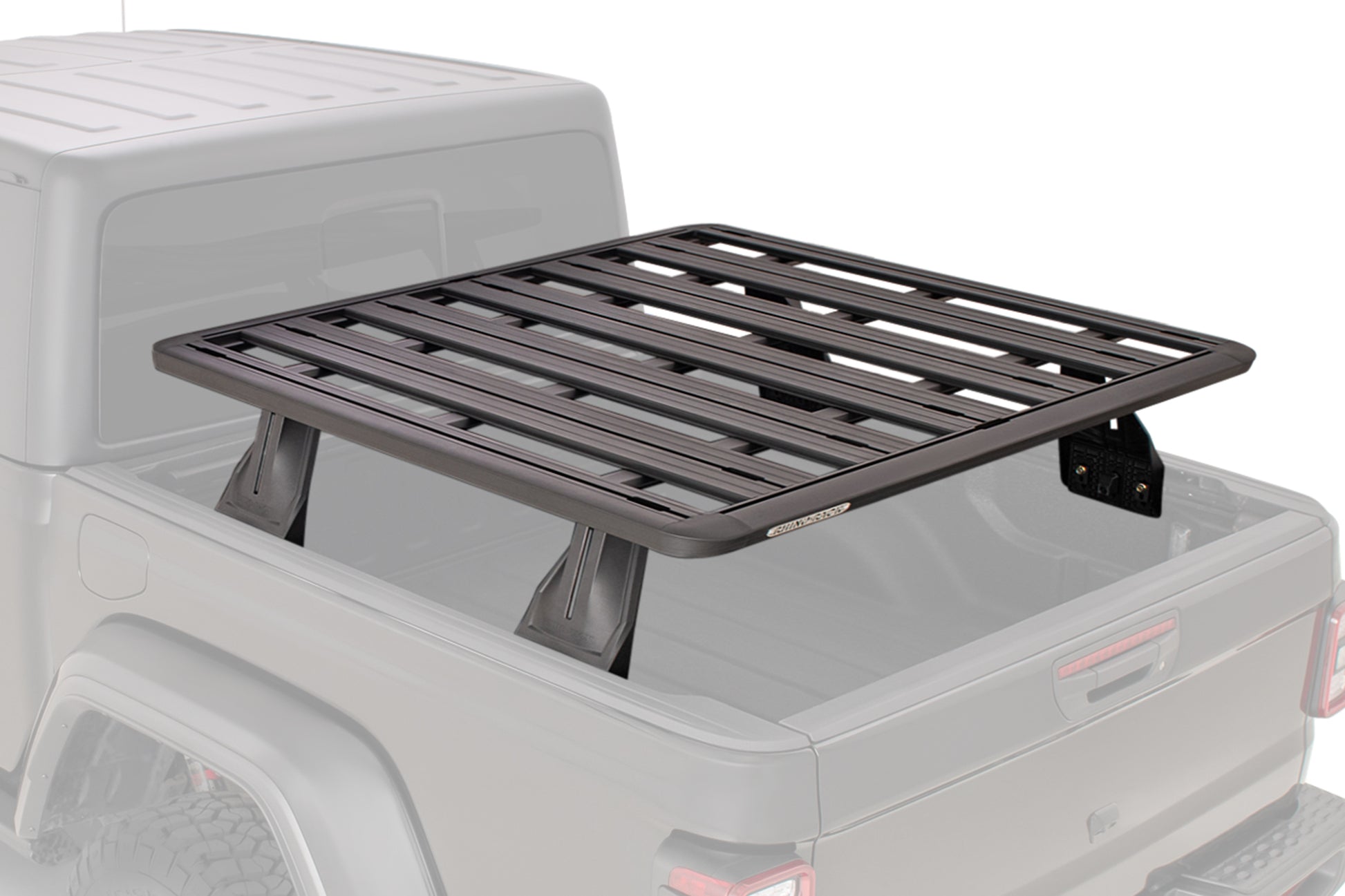 Galerie de toit Pioneer 6 pour Nissan Navara NP300 2015+ de RHINO-RACK, fixation robuste pour benne, dimensions 900x1430mm.