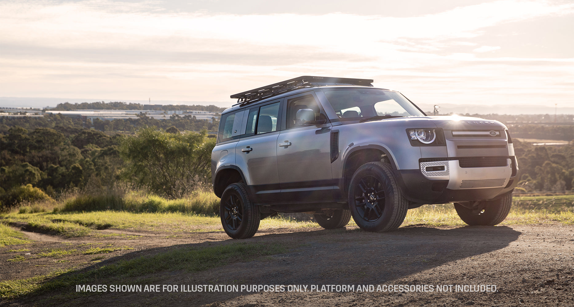 Kit Galerie Rhino-Rack Pioneer 1900x1240mm Land Rover Defender II 110 L663 2020+ sur Xperts4x4 Accessoires 4x4 Off-Road