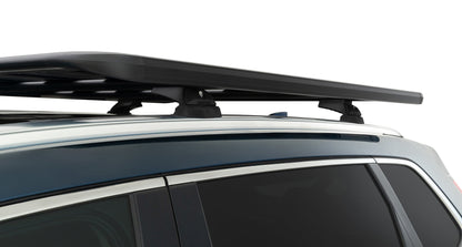 Kit galerie de toit Rhino-Rack Pioneer 6 pour Honda CR-V 5e génération 2017-2023, vue de côté, fixation robuste.