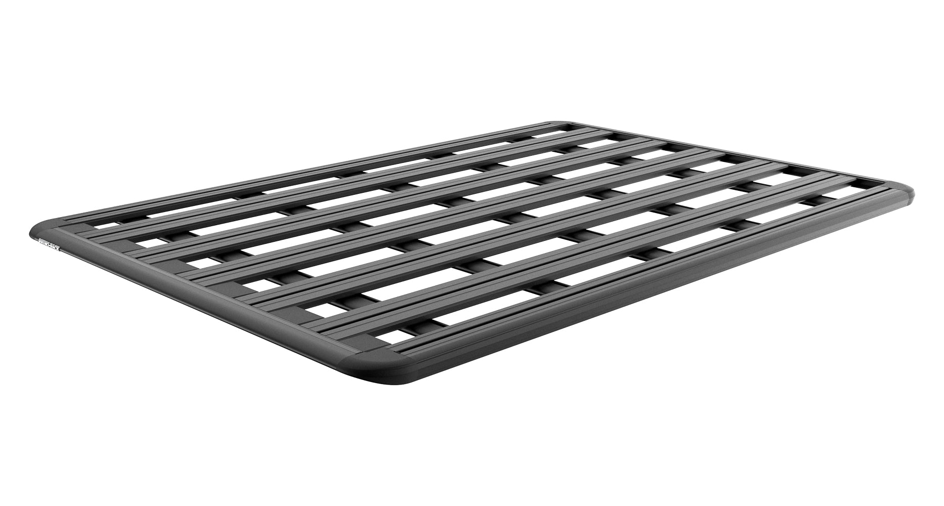 Kit galerie de toit Rhino-Rack Pioneer 6 pour Nissan Patrol Y62 2012+, en aluminium, installé sur le toit du véhicule.