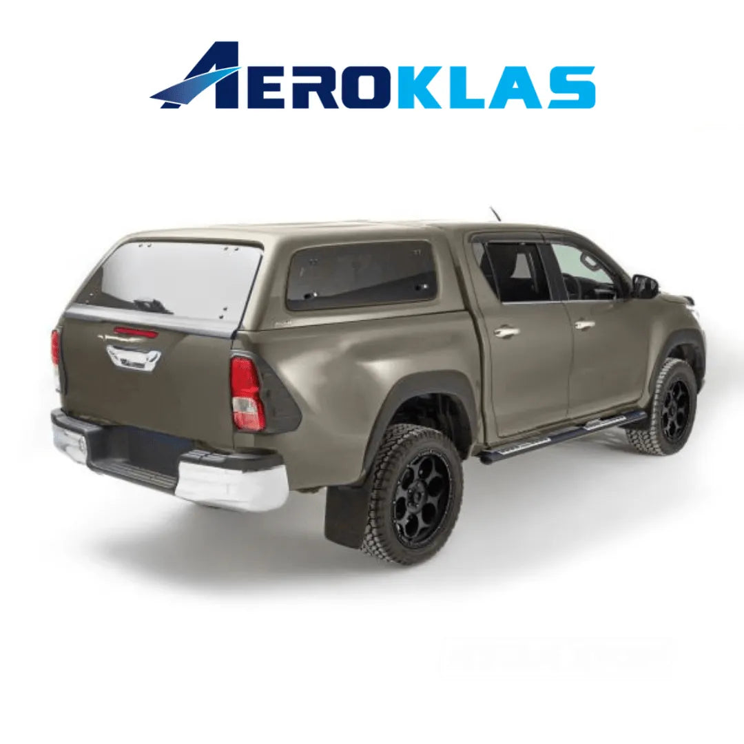 Hardtop Aeroklas Stylish Toyota Hilux DC 2016+ | Fenêtres Battantes sur Xperts4x4 Accessoires 4x4 Off-Road
