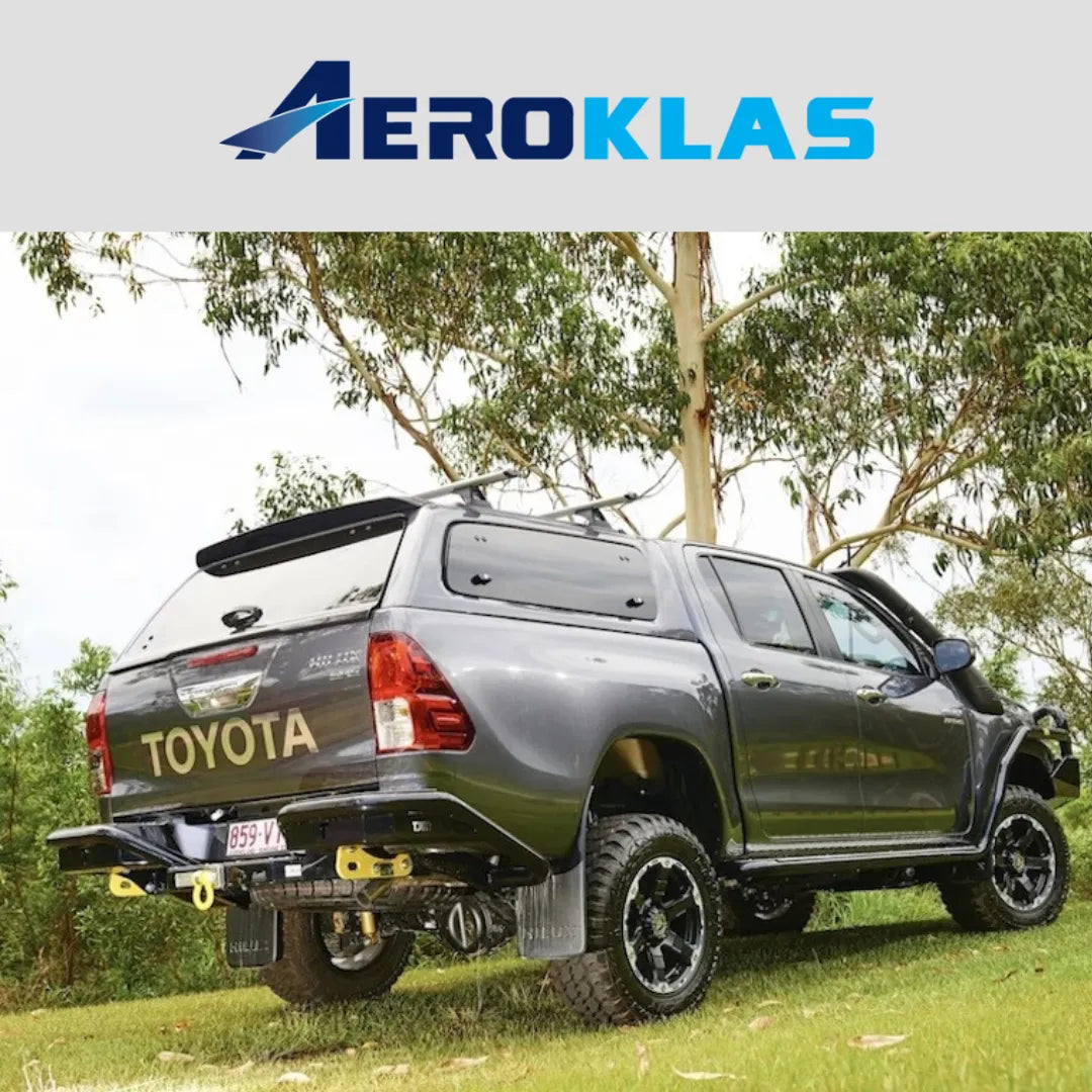 Hardtop Aeroklas Stylish Toyota Hilux DC 2016+ | Fenêtres Battantes sur Xperts4x4 Accessoires 4x4 Off-Road