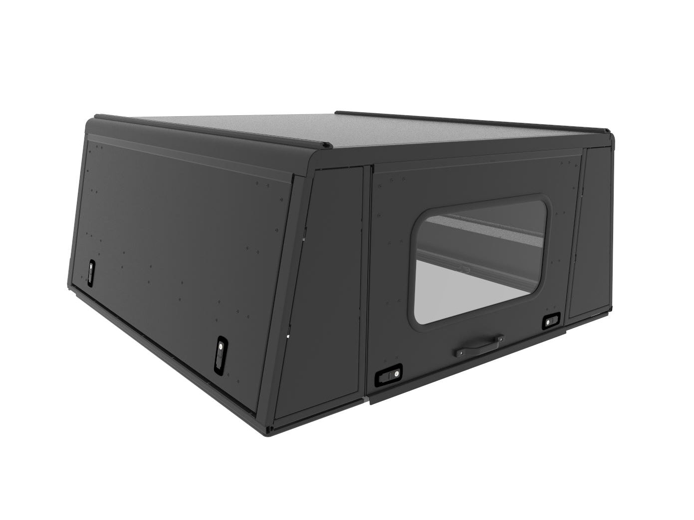 Hardtop Alu-Cab Adventure pour Toyota Land Cruiser 79 1999+, robuste hardtop en aluminium pour véhicule tout-terrain.