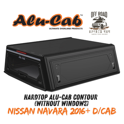 Hardtop Alu-Cab Contour Nissan Navara 2016+ Double Cab sur Xperts4x4 Accessoires 4x4 Off-Road