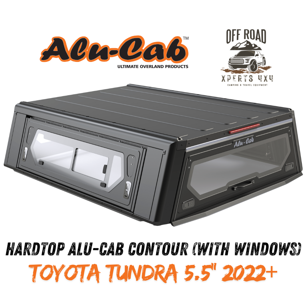 Hardtop Alu-Cab Contour Toyota Tundra 2022+ 5.5" CrewMax sur Xperts4x4 Accessoires 4x4 Off-Road