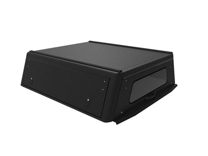 Hardtop Alu-Cab Explorer 3 pour Nissan Navara D40 2005-2015, coque en aluminium robuste pour véhicule utilitaire.