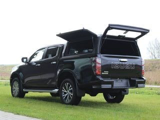 Hardtop Aluminium Isuzu Dmax 2021+  Rhinoman Xpedition Noir sur Xperts4x4 Accessoires 4x4 Off-Road