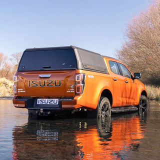Hardtop Aluminium Isuzu Dmax 2021+  Rhinoman Xpedition Noir sur Xperts4x4 Accessoires 4x4 Off-Road