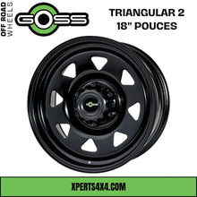 Jante Acier GOSS TRIANGULAR II - 18" pouces - Black sur Xperts4x4 Accessoires 4x4 Off-Road
