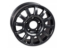 Jante en aluminium BRAID Fullrace Noire 7x16 6x139.7 ET-10, vue de face, pour véhicule tout-terrain ou voiture sportive