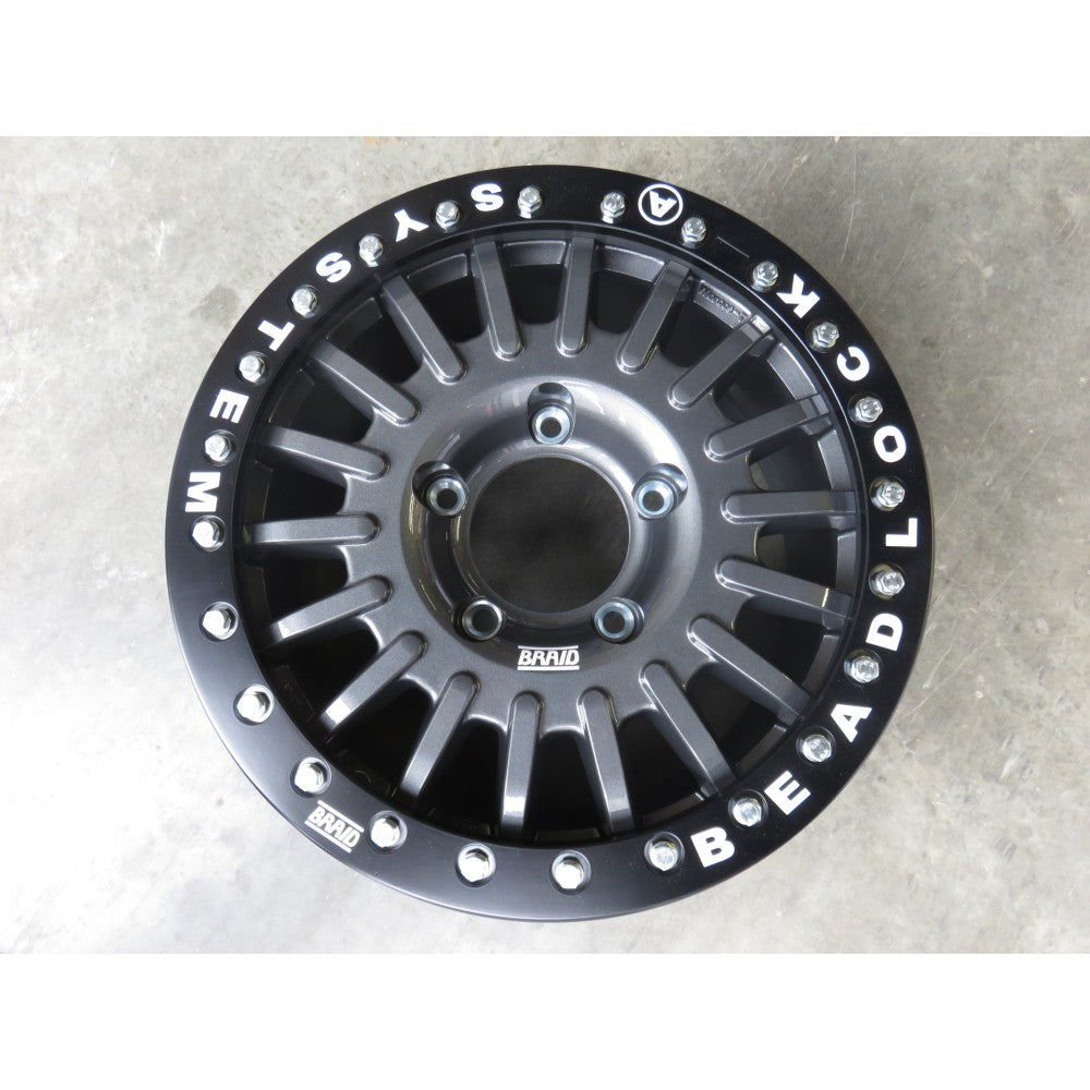 Jante Alu BRAID Winrace Beadlock Anthracite 8.5x17 5x150 ET-5 sur Xperts4x4 Accessoires 4x4 Off-Road