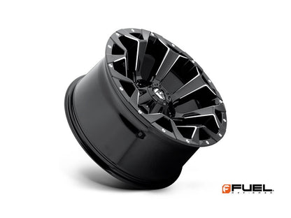 Jante Aluminium FUEL ASSAULT Matte Black & Milled sur Xperts4x4 Accessoires 4x4 Off-Road