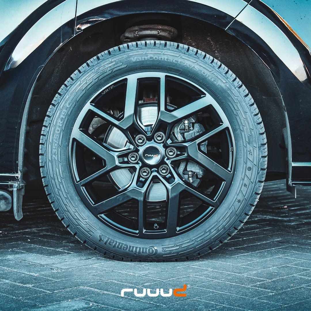 Jante Aluminium RUUUD Bastogne - 7.5x19 6x120 ET52 - Matt Black sur Xperts4x4 Accessoires 4x4 Off-Road