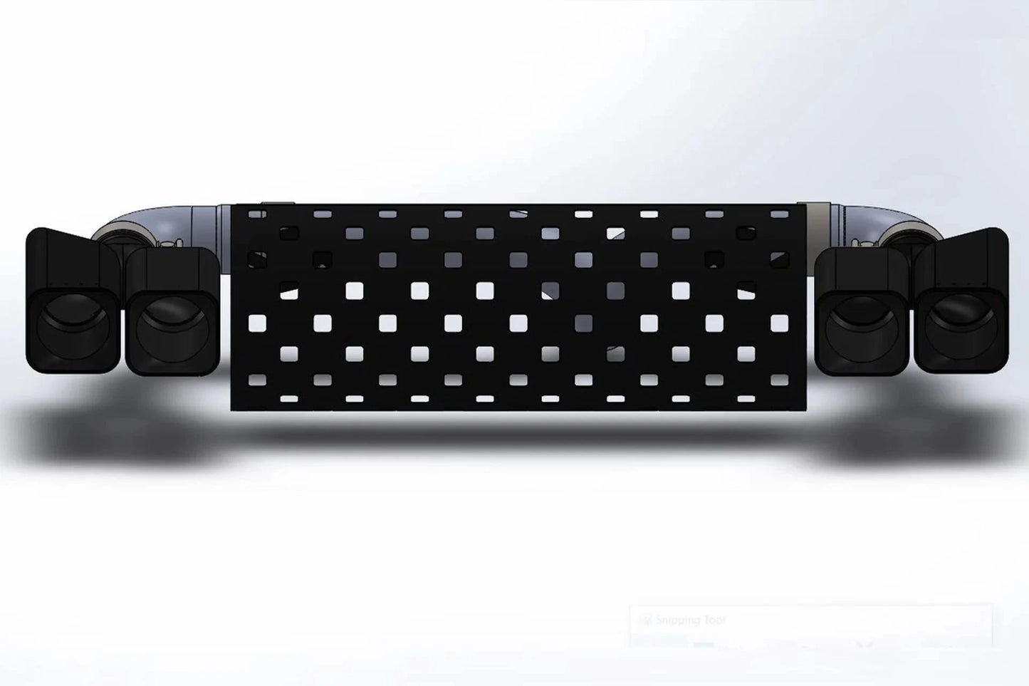 Échappement Quad Satin Black KAHN - Defender 110 2.0L (2020+) sur Xperts4x4 Accessoires 4x4 Off-Road