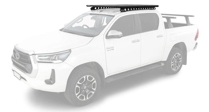 Kit Galerie de Toit + Backbone Rhino-Rack 1500x1240 mm | Toyota Hilux 2016+ DC sur Xperts4x4 Accessoires 4x4 Off-Road