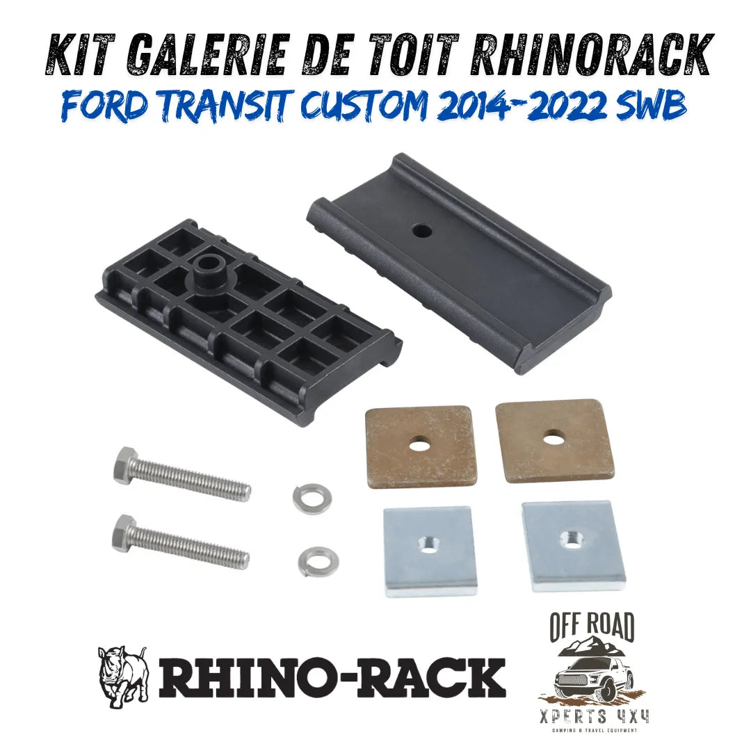 Kit Galerie de toit Ford Transit Custom SWB 2014-22 | RHINORACK | 2700mm x 1472mm sur Xperts4x4 Accessoires 4x4 Off-Road
