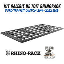 Kit Galerie de toit Ford Transit Custom SWB 2014-22 | RHINORACK | 2700mm x 1472mm sur Xperts4x4 Accessoires 4x4 Off-Road