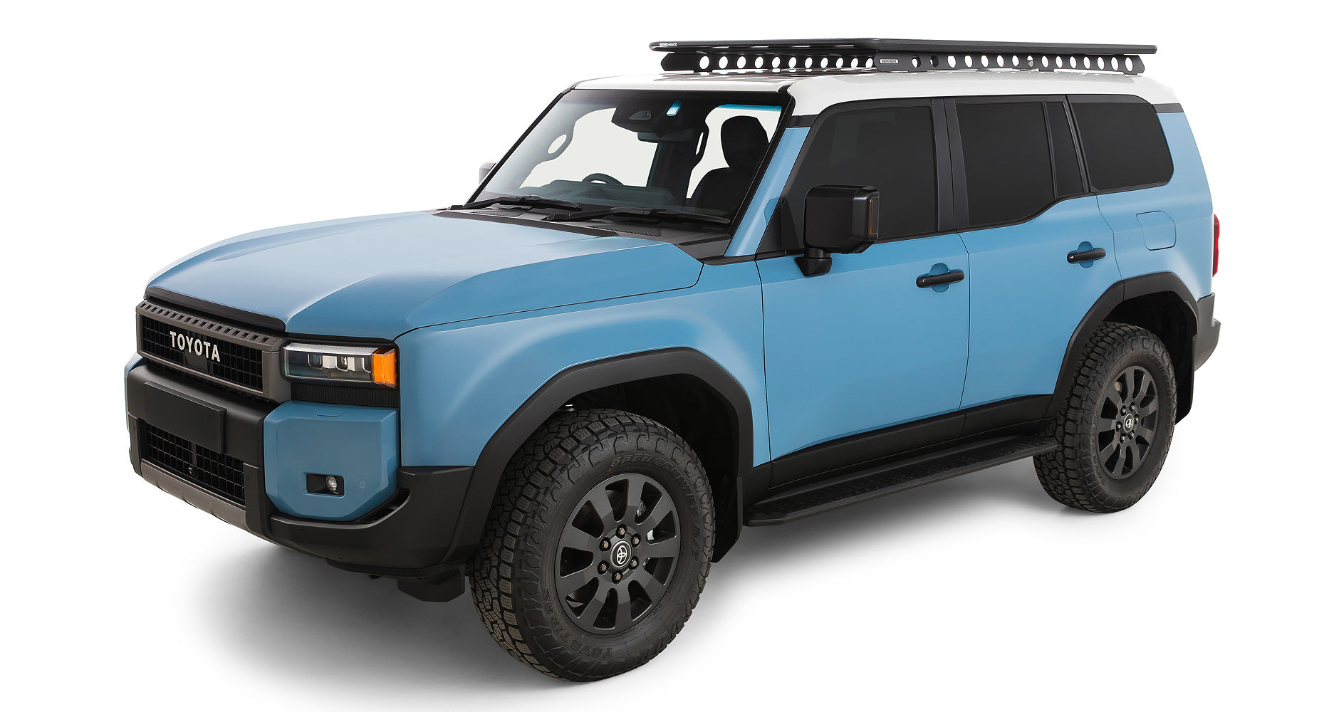 Kit Galerie de Toit Rhino-Rack Pioneer Land Cruiser Prado 250 (2100x1240mm) sur Xperts4x4 Accessoires 4x4 Off-Road