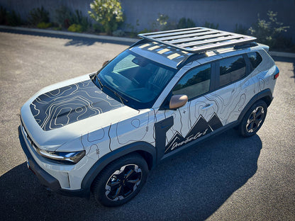 Kit Galerie intégrale Pioneer 1300x1430mm Rhino-Rack - Dacia Duster 2024+ sur Xperts4x4 Accessoires 4x4 Off-Road