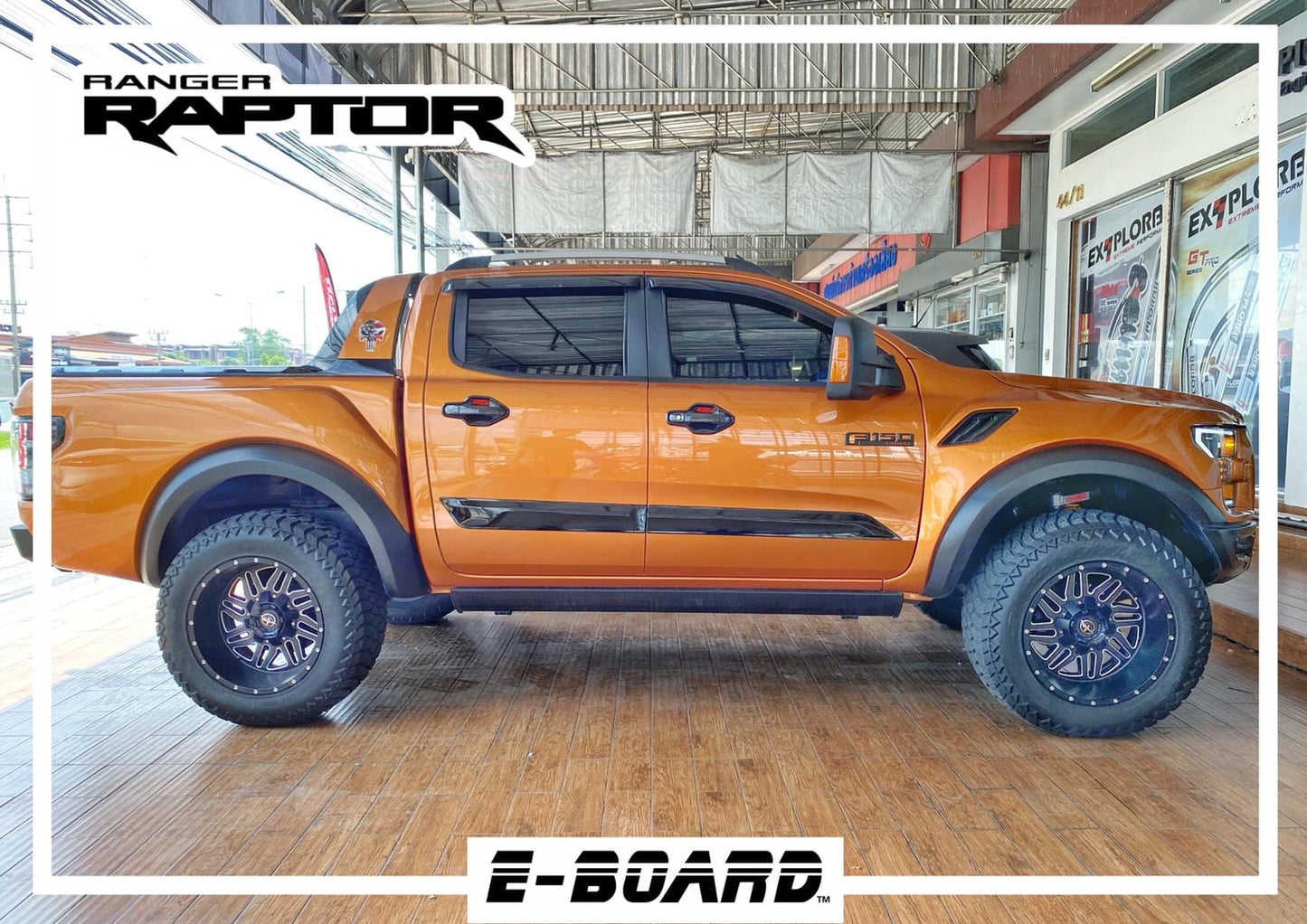 Marche-Pied Électrique T-MAX Ford Ranger/Raptor 2014-22 Double Cab | E-Board sur Xperts4x4 Accessoires 4x4 Off-Road